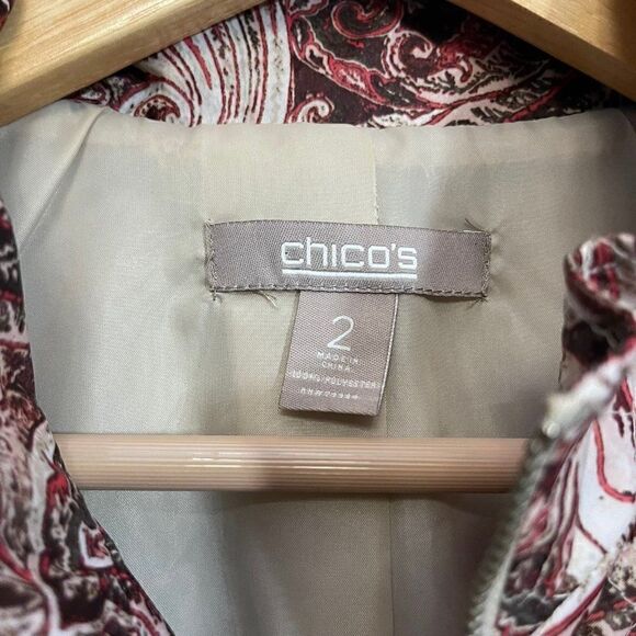 Chico’s Lightweight Quilted Semi Puffy Jacket - Picture 4 of 9